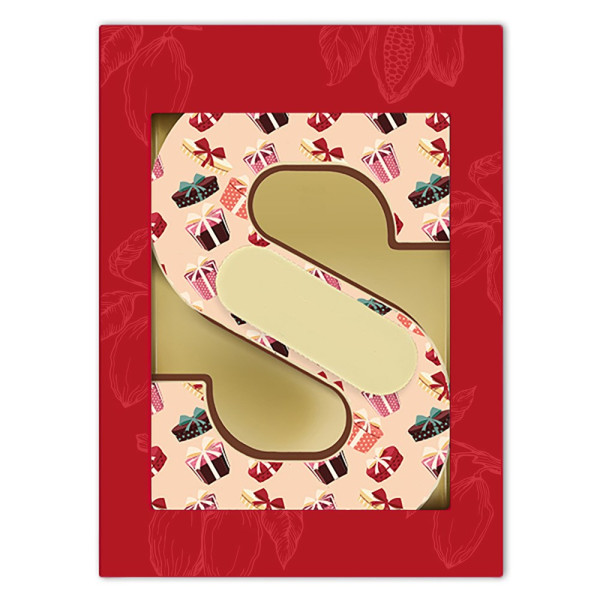 Print chocoladeletter S – Cadeautjes met logo