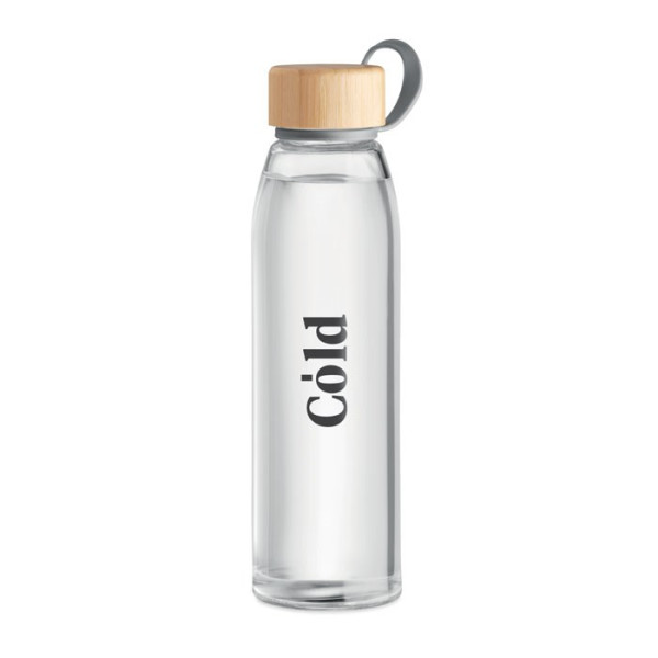 FJORD WHITE - Glazen drinkfles 500ML
