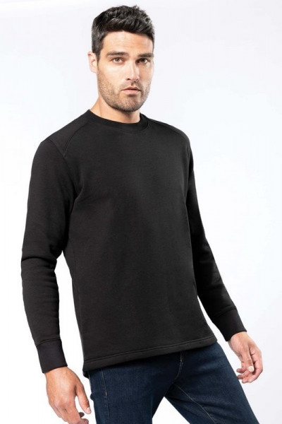 WK. Designed To Work Sweater ingezette mouwen