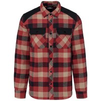 Red / Dark Beige Checked / Black