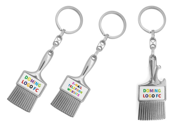 Sleutelhanger verfkwast