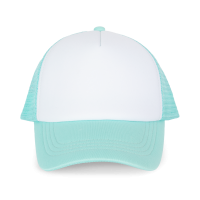 White / Pastel Cyan