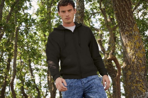 Fruit of the Loom Classic Hooded Sweat Jacket (62-062-0)