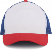 White / French Red / Reflex Blue