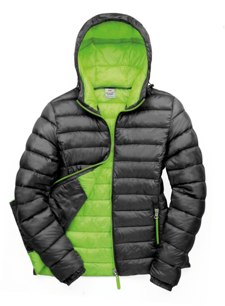 R194F - Womens Snow Bird jack met capuchon