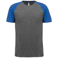 Grey Heather / Sporty Royal Blue Heather