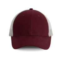 Burgundy / Light Grey