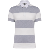 Oxford Grey / White Stripes