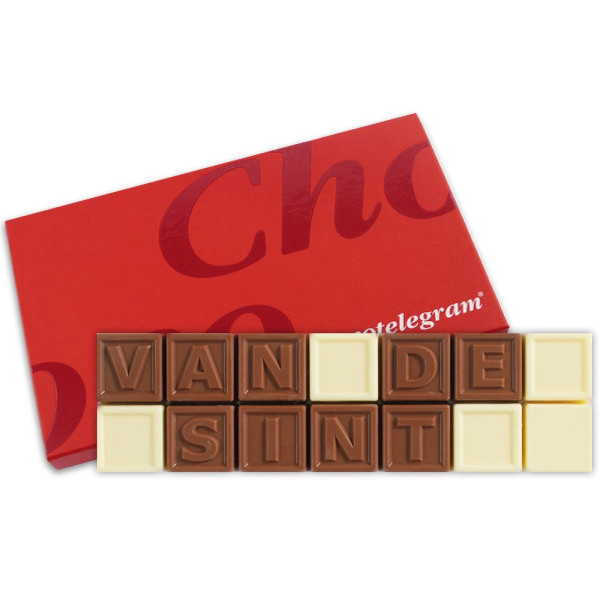 Chocotelegram® 14 - Van de Sint + logo